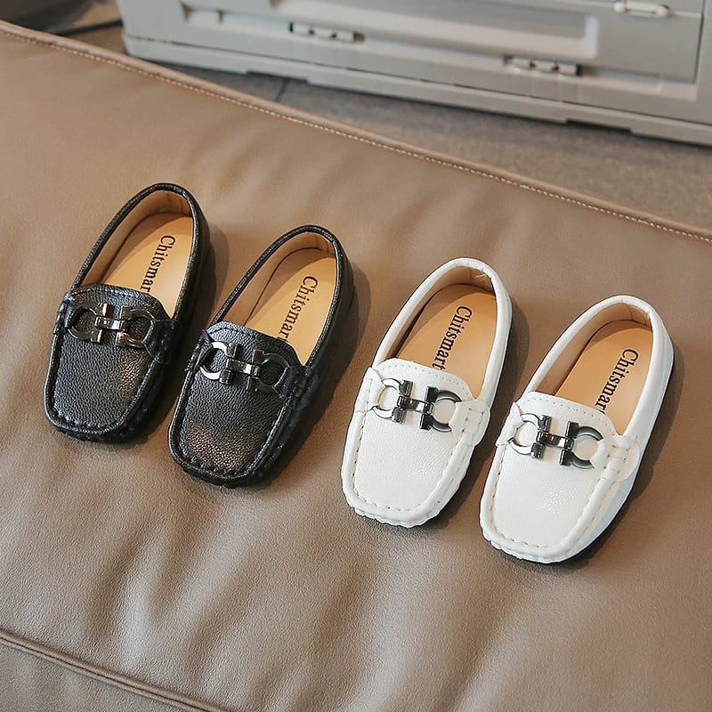 Boys Casual Flats Kids Leather Shoes